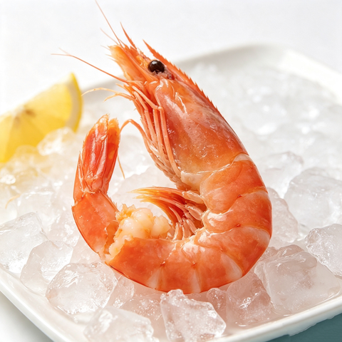 Frozen Cooked Deep-Sea Red Prawns